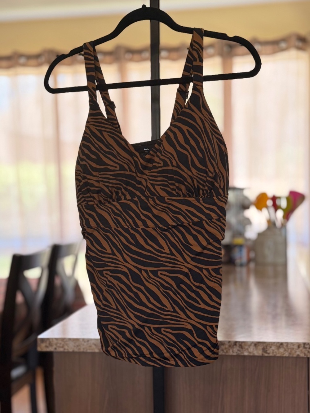 New Knix Animal Print Tankini Tank Top - Picture 2 of 6
